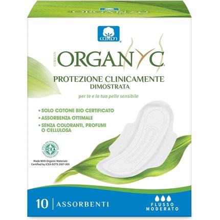 Image du produit Organyc Serviettes hygiéniques (10 x, Tampons sanitaires)