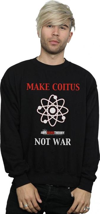 Produktbild Dam Sweatshirt aus Baumwolle Make Coitus Not War (4XL)