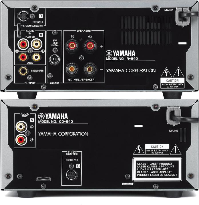 Actual product image Yamaha Piano Craft MCR-640 - HiFi system with CD player (2x 75 W)