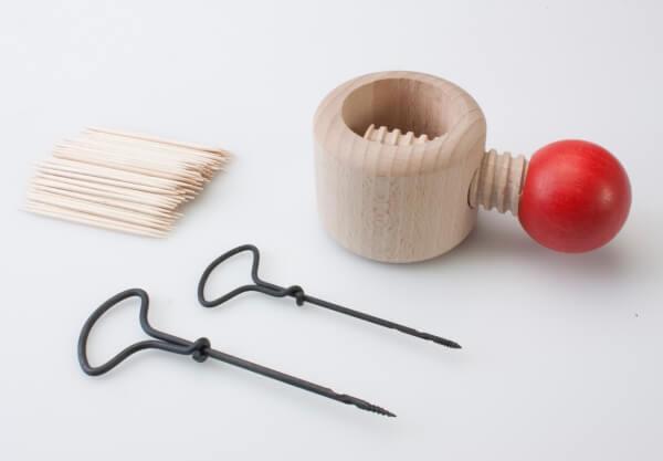 Actual product image Pebaro Chestnut holder plus drill