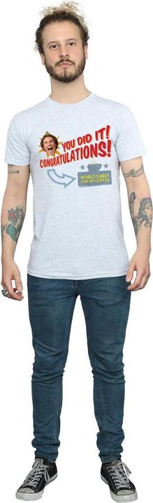Actual product image Elf Mens World's Best Coffee T-Shirt (3XL)