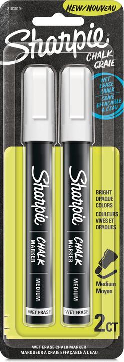 Actual product image Sharpie Chalk marker (White, 4 mm, 2 x)