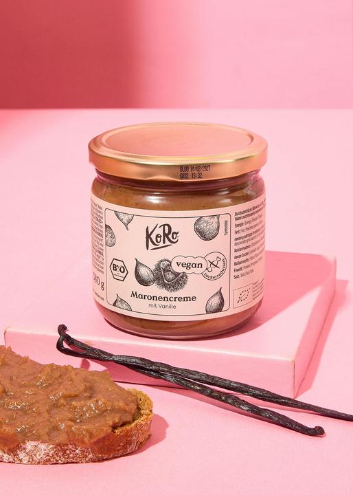 Image du produit KoRo Crème de marrons à la vanille, stérilisée (380 g)