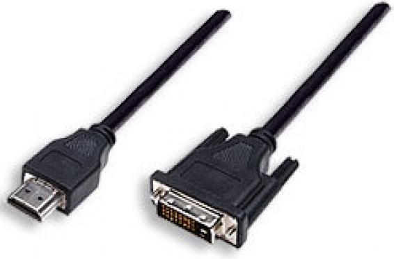 Produktbild Techly HDMI (Typ A) — DVI (5 m, HDMI, DVI)