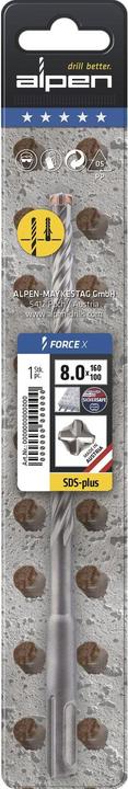 Productafbeelding Alpen SDSplus hamerboor FORCE Snijden (14 mm)