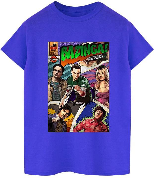 Actual product image Dam Mens Bazinga Cover T-Shirt (S)