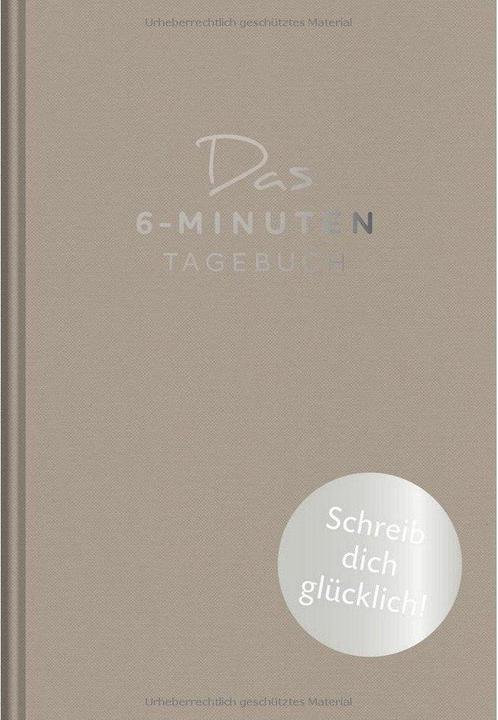 Actual product image Das 6-Minuten-Tagebuch (German, Dominik Spenst, 2017)