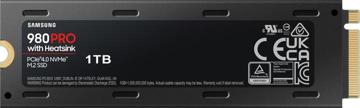 Produktbild Samsung 980 Pro mit Heatsink (1000 GB, M.2 2280)