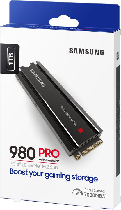 Produktbild Samsung 980 Pro mit Heatsink (1000 GB, M.2 2280)