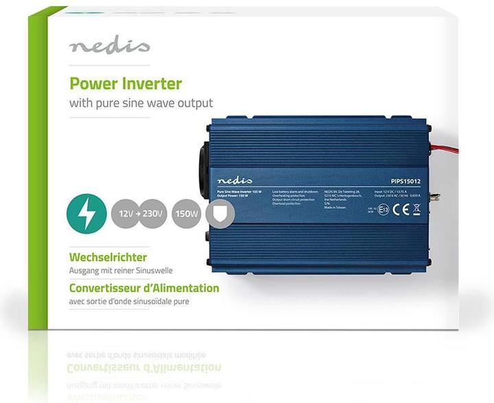 Actual product image Nedis Power Inverter Pure sine waves - Input voltage: 12 VDC