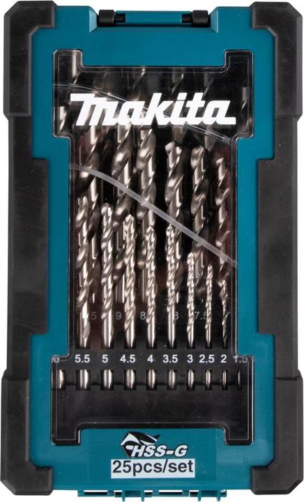 Produktbild Makita Bohrer-Set HSS-G 25-tlg. (1 mm - 13 mm)