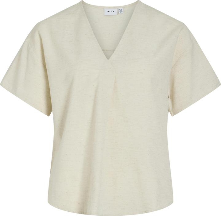 Actual product image Vila V-neck top with short sleeves (34)