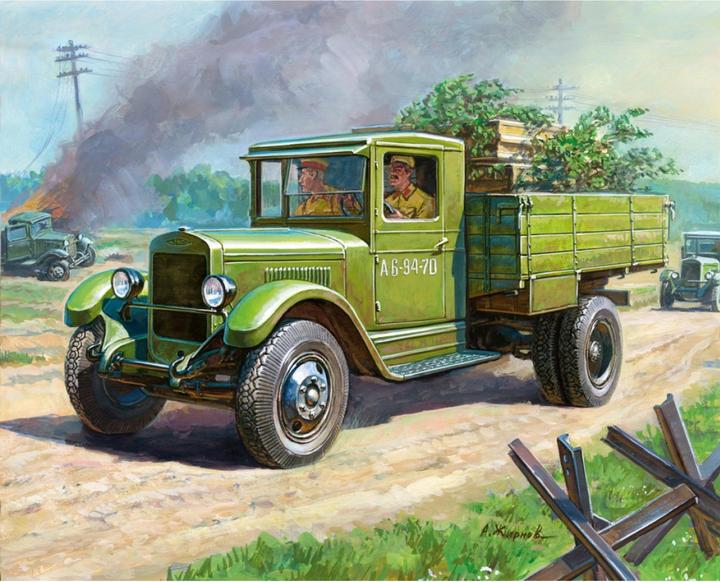 Actual product image Tamiya 1:100 WWII SovjetTransport truck ZIS-5