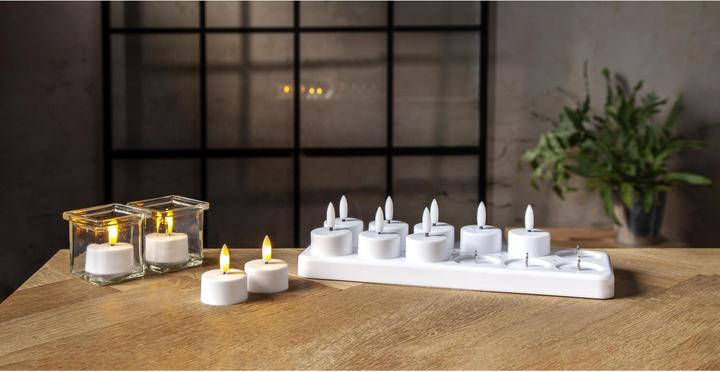 Actual product image Star Trading LED tea light set Flamme Charge 12, white (12 x)