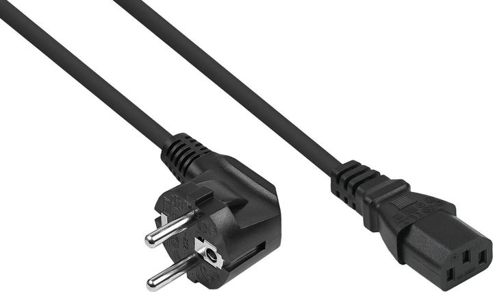 Produktbild Kabelmeister Kaltgeräteverläng. Stecker C14/C13 schw. 0,5m (0.50 m, C13)