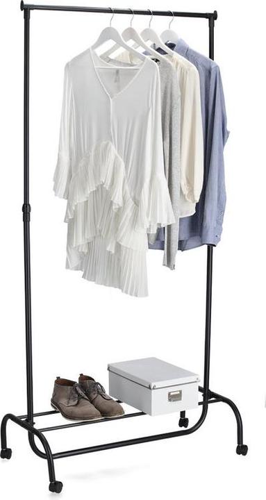 Actual product image Zeller Present Roller clothes rack, metal/plastic