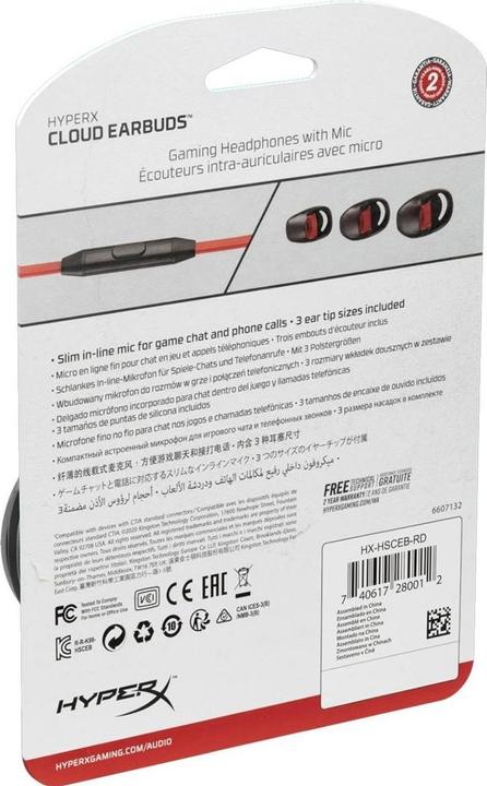 Actual product image HyperX Cloud Earbuds (Cable)