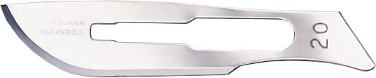 Actual product image Swann Morton Scalpel blade No. 20 (100 pcs.) (Callus removers, 498.67 ml)