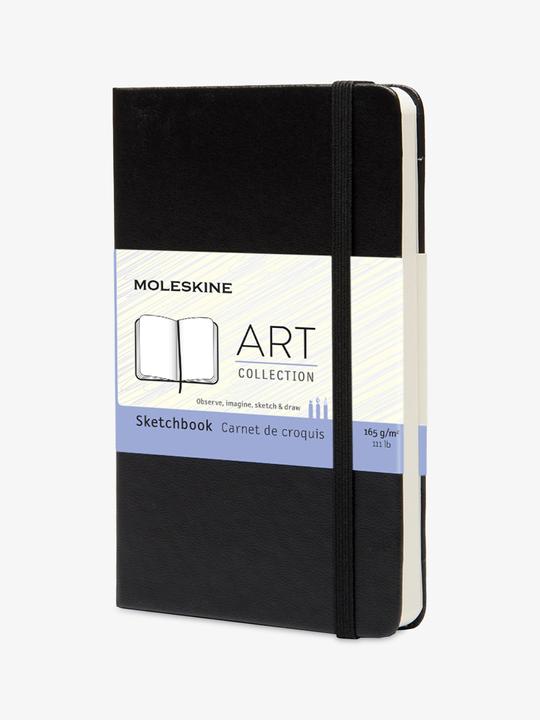 Actual product image Moleskine Sketchbook (A6, Plain, Hardcover)