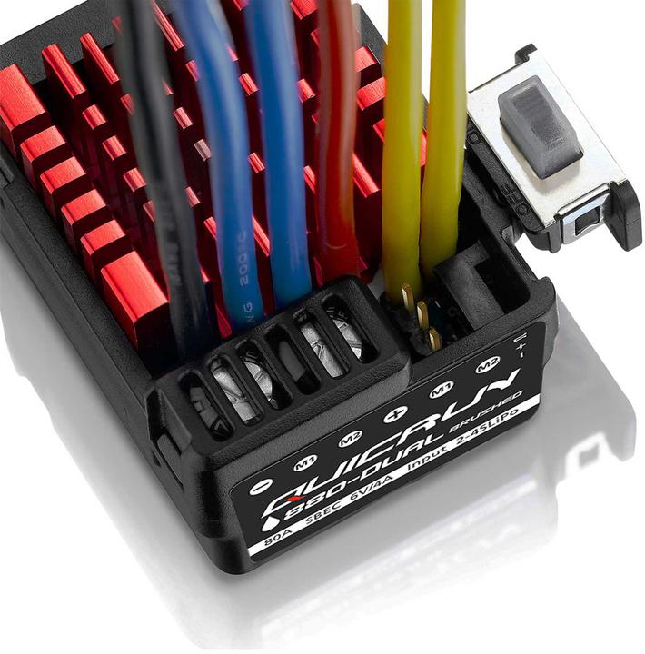 Produktbild Hobbywing QuicRun Regler 0880 Dual Brushed 80A WP