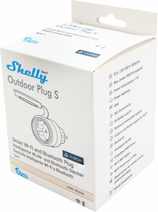 Immagine prodotto Shelly Outdoor Plug S Gen3