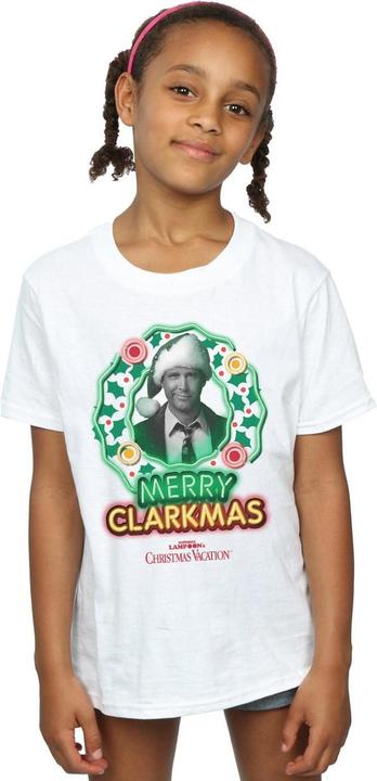 Produktbild National Lampoon´s Vacation National Lampoon's Christmas Vacation Greyscale Clarkmas TShirt Mädchen (128)