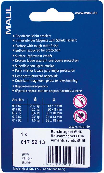 Actual product image Maul per magnet (8 x)