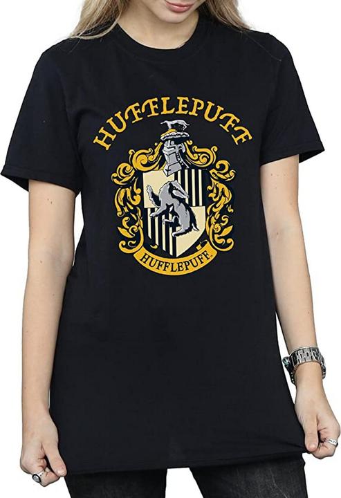 Immagine prodotto Maglietta Hufflepuff in cotone da donna/ragazzo (M)