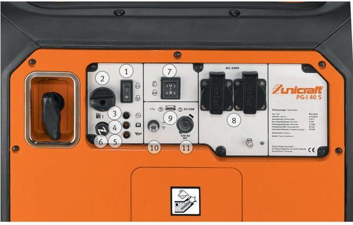 Produktbild Unicraft Stromerzeuger PG-I 40 S 3,5 kW Benzin (3500 W, 12 l)