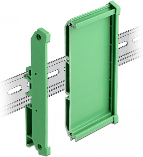 Produktbild Delock Platinenhalterung (107 mm) für Hutschiene 5 cm lang (0.05 m)