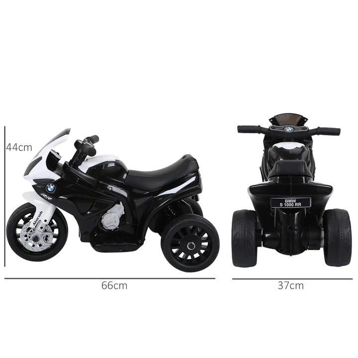 Image du produit Homcom Kinder Elektro Motorrad mit Licht- und Soundeffekte BMW S1000 RR Weiss (6 V)