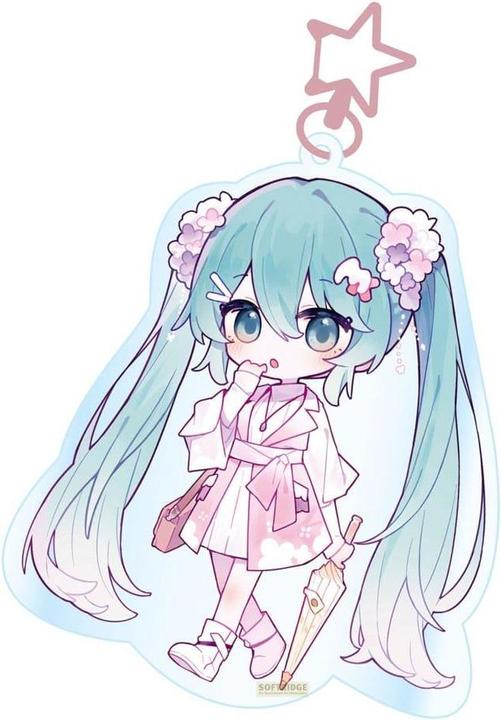 Image du produit POPbuddies Porte-clés acrylique Hatsune Miku Kawaii Summer Time