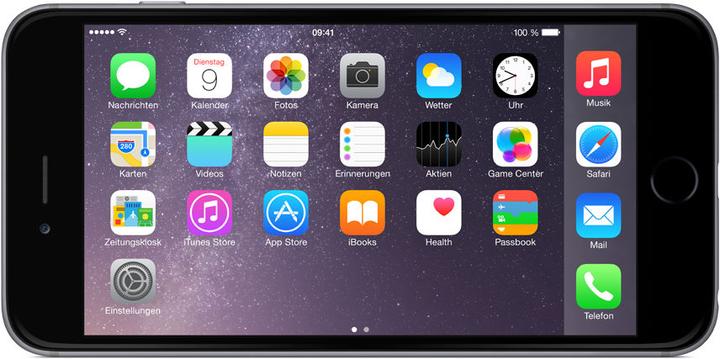 Produktbild Apple iPhone 6 Plus (128 GB, Space Gray, 5.50", Single SIM, 8 Mpx, 4G)