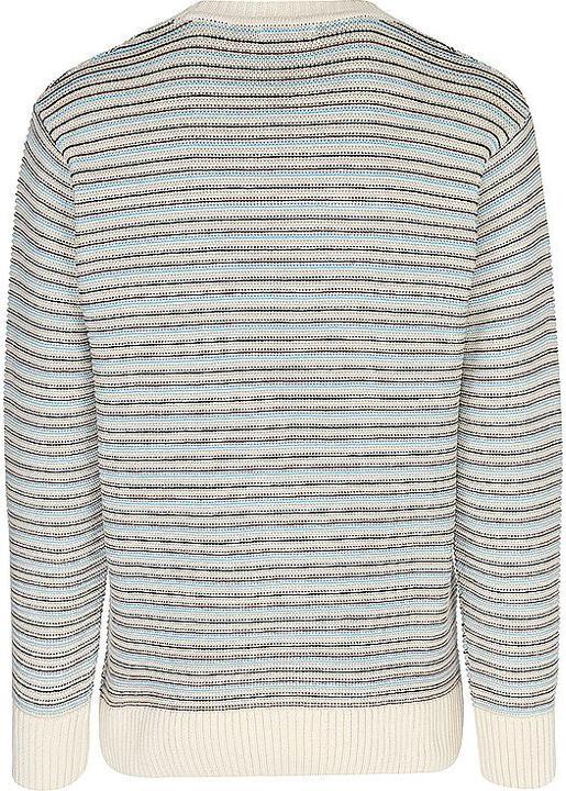 Actual product image Knowledge Cotton Apparel Striped Crew Neck (S, L)