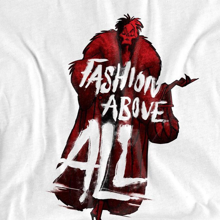 Immagine prodotto Disney Villains Fashion Above All Maglietta Crudelia De Mon Adulto Unisex (S)