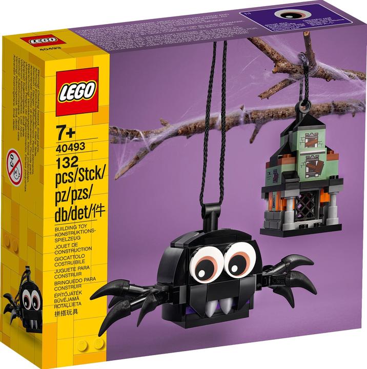 Actual product image LEGO Spider and Haunted House Halloween (40493)