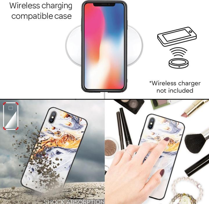Image du produit Nalia Housse en marbre (Apple iPhone X, Apple iPhone XS)