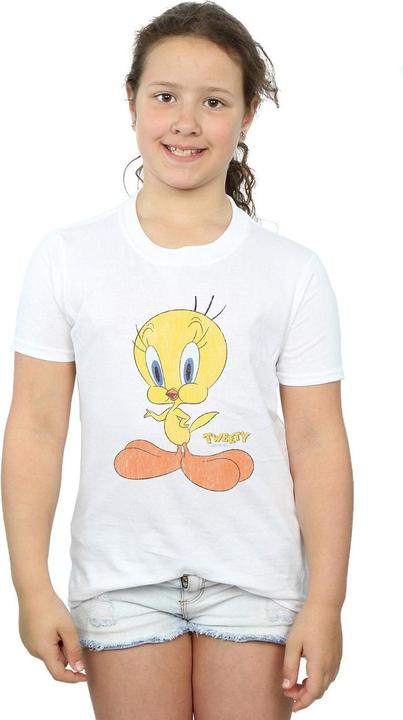 Produktbild Looney Tunes Tweety Pie Distressed TShirt Mädchen (140, 146)