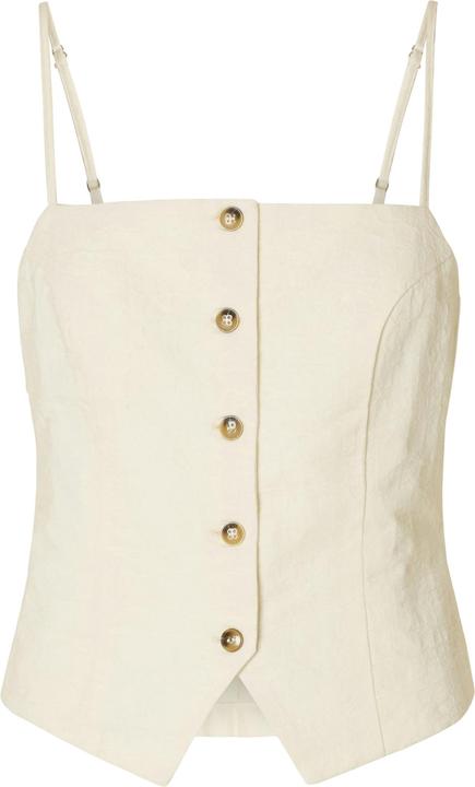 Selected Femme Baumwollmix Spaghettiträger-Top