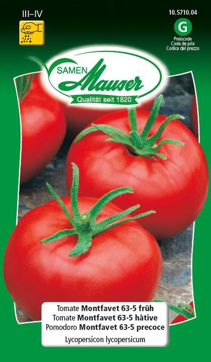 Actual product image Samen Mauser Montfavet (Vegetable seeds)
