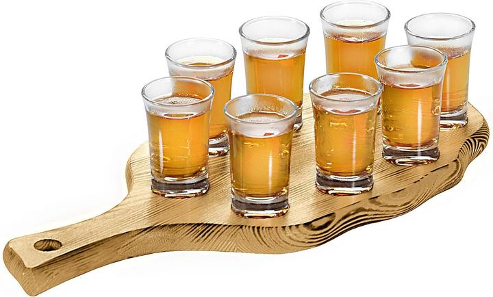Actual product image Kesper Shot glass holder with 8 glasses (1 x, Shot glass)