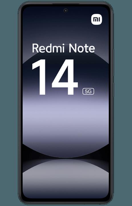 Produktbild Xiaomi Redmi Note 14 5G (128 GB, Midnight Black, 6.67", Dual SIM, 108 Mpx, 5G)