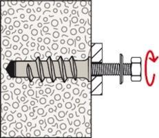 Immagine prodotto Fischer Tassello in cemento armato turbo FTP K 4 K (4) (4 pz.)