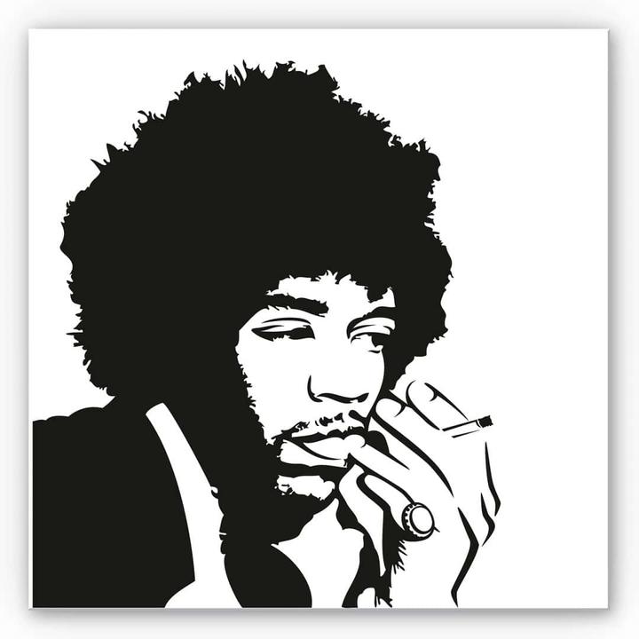 Immagine prodotto Trenddeko Jimi Hendrix (30 x 30 cm)