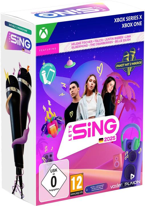 Image du produit Plaion Let's Sing 2025 Version française (+ 2 Mics) (Xbox One S, Xbox Series X, DE)