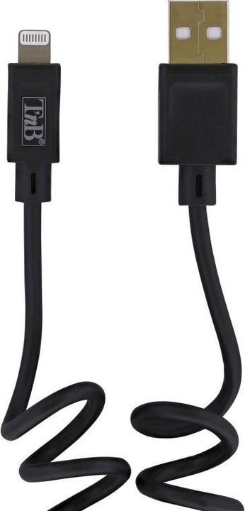 T'nB TNB USB-C-auf Lightning-Spiralkabel max. 1 Meter (1 m, USB 2.0)