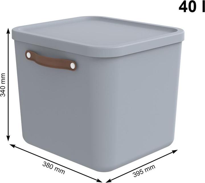 Produktbild Rotho Aufbewahrungsbox 40 l MALOJA (40 l)