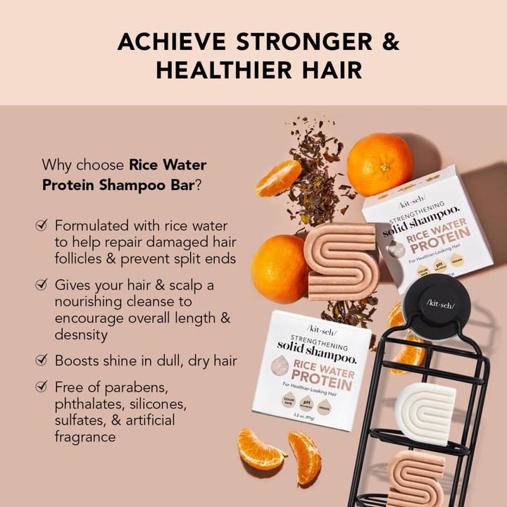 Produktbild Kitsch Reis Wasser Protein (100 ml, Festes Shampoo)