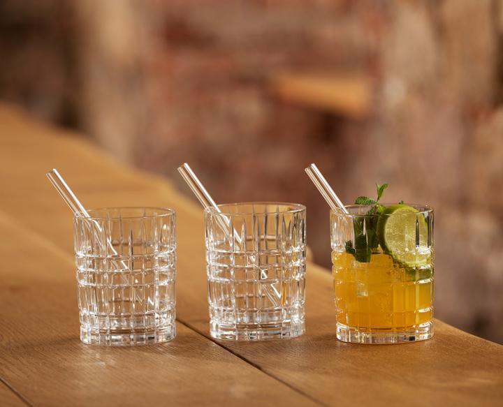 Image du produit Nachtmann Paille en verre courte Set/4 avec brosse (4 x)