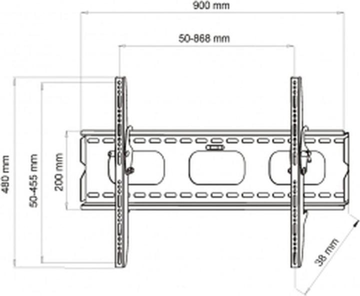 Produktbild Art RAMT AR-11 LCD Holder AR-11 LCD (Wand, 70", 100 kg)
